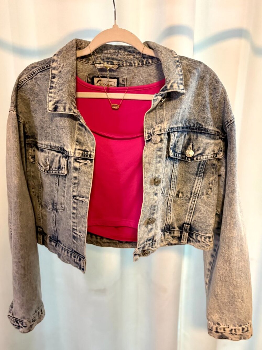 Neon Pink Crop Top